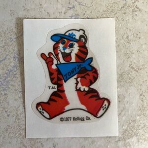 1977 Kelloggs Tony Jr. Sticker